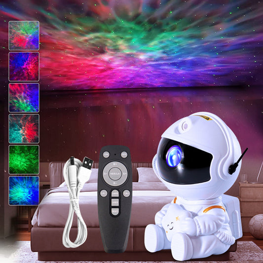 Galaxy Star Projector LED Night Light Starry Sky Astronaut Porjectors Lamp For Decoration Bedroom Home Decorative Children Gifts